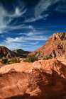 Abiquiu-New Mexico-Usa. Typical landscape for the area. Art Print